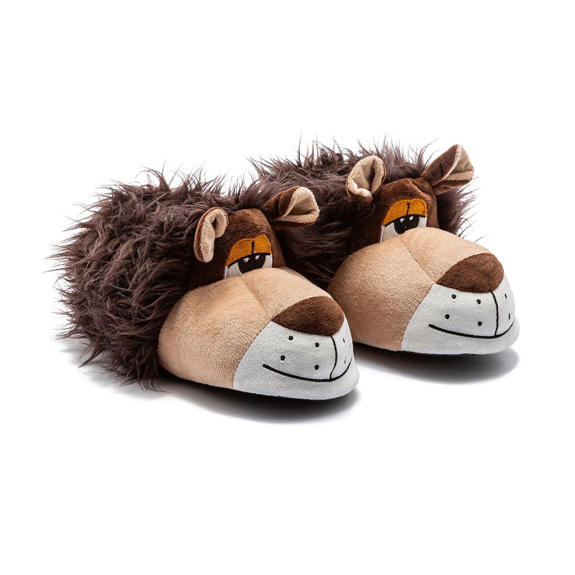 Aslan Çocuk Hayvanlı Panduf Kahverengi 30/35