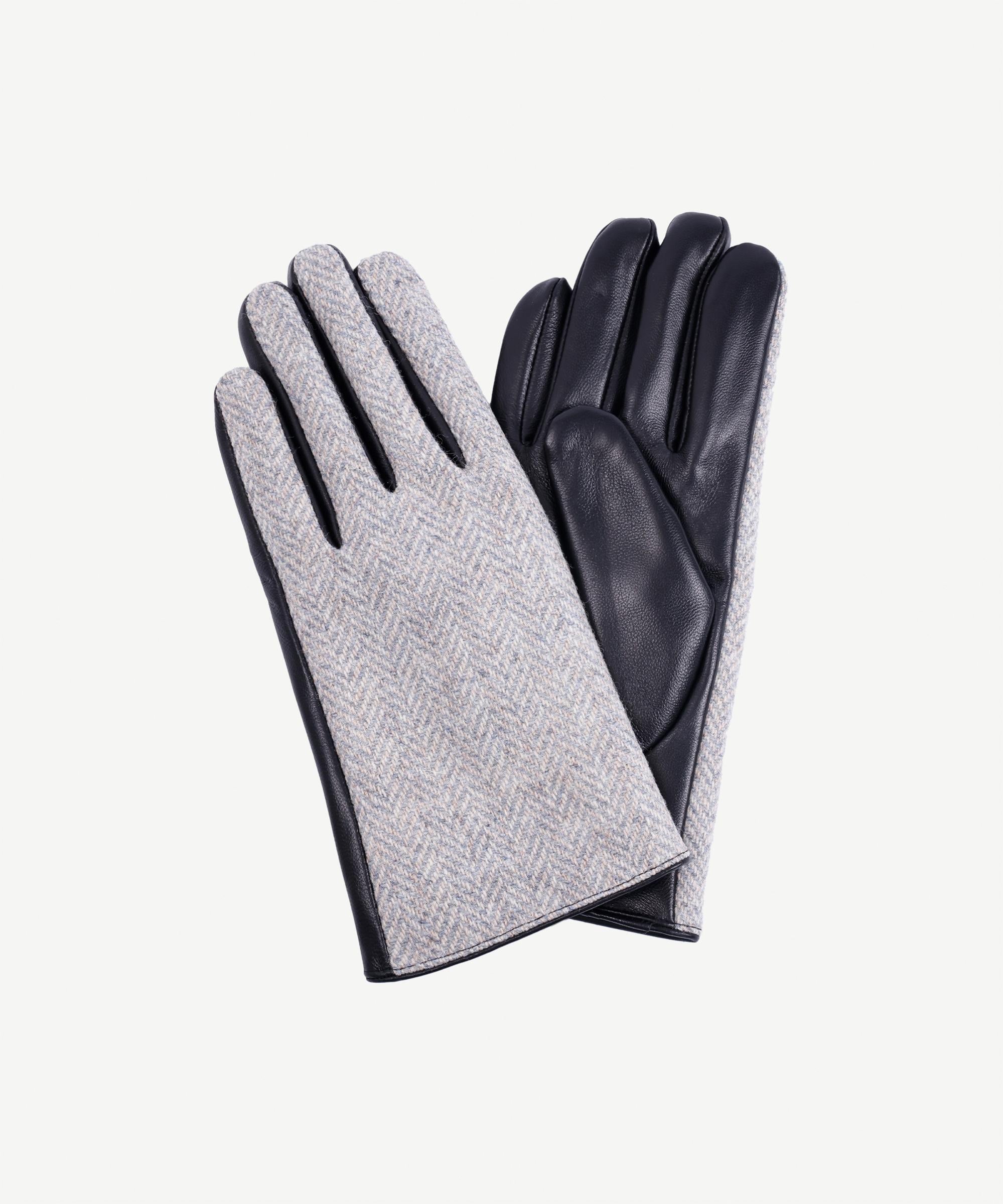 YARGICI Kumaş Ve Deri Karışımı Eldiven