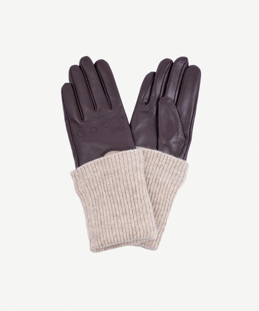  YARGICI Bileği Trikolu Deri Eldiven