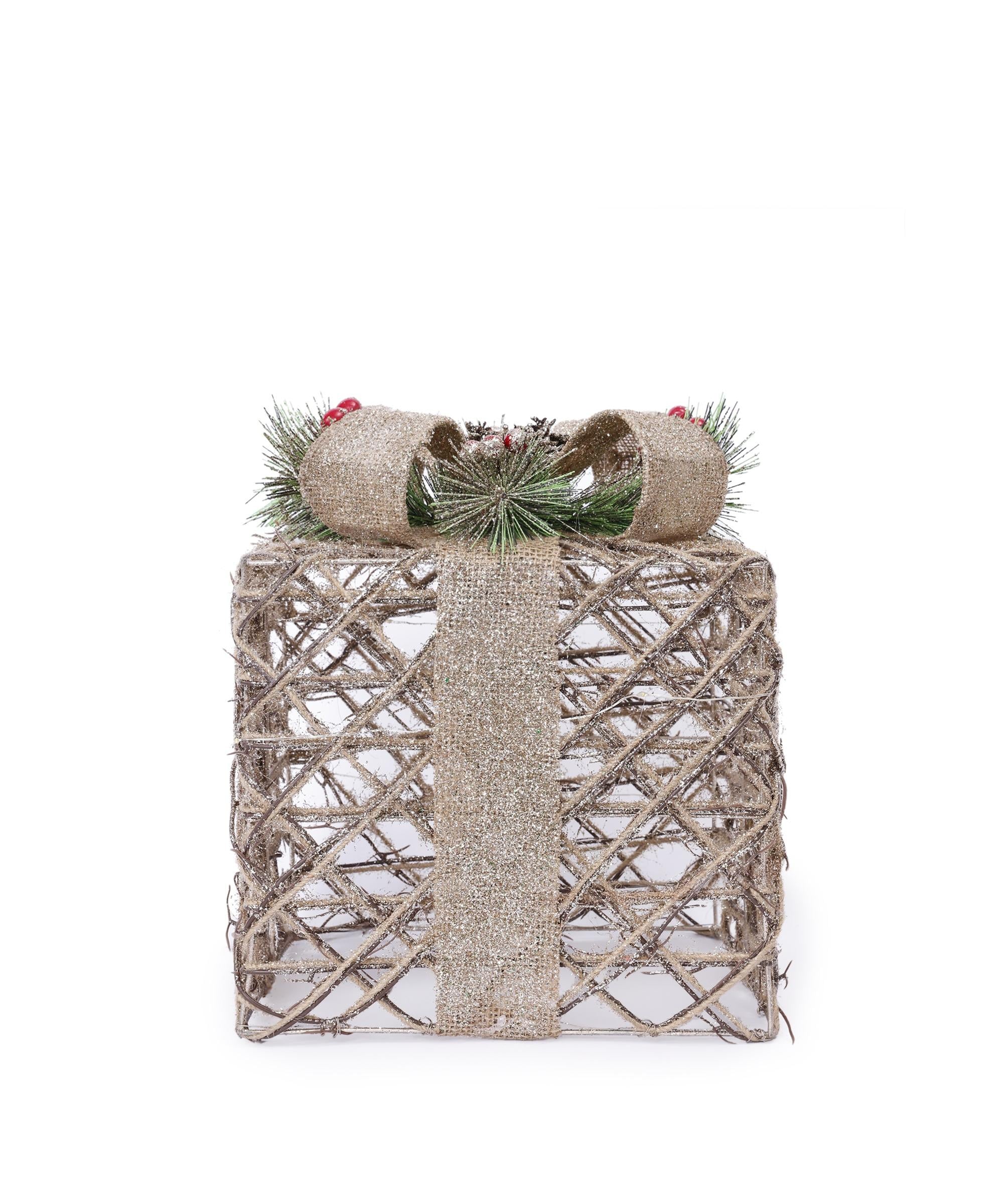  YARGICI Işıklı Yılbaşı Süsü(20x20x20 cm)