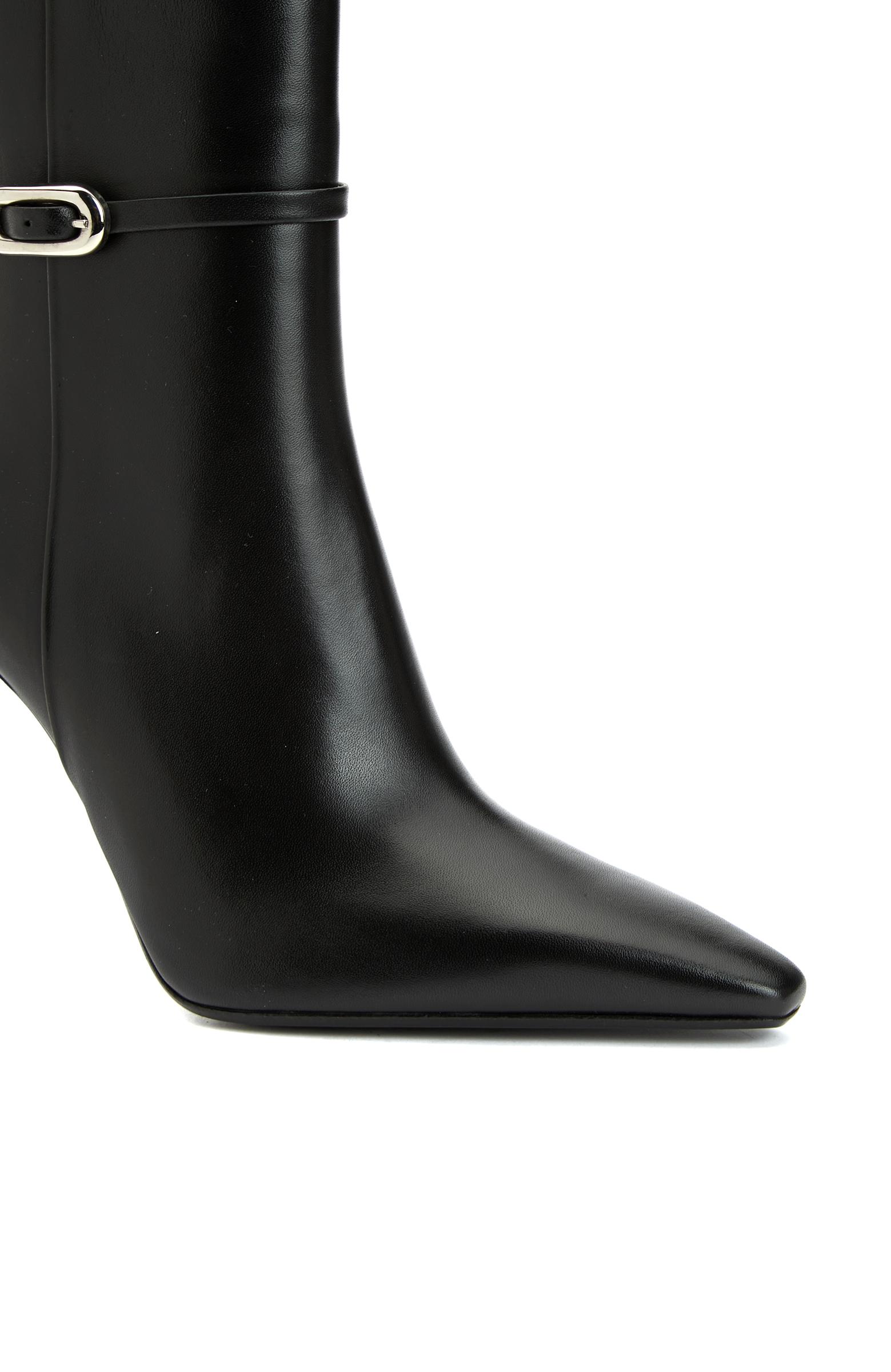  Network Kadın Siyah Toka Detaylı Deri Bot