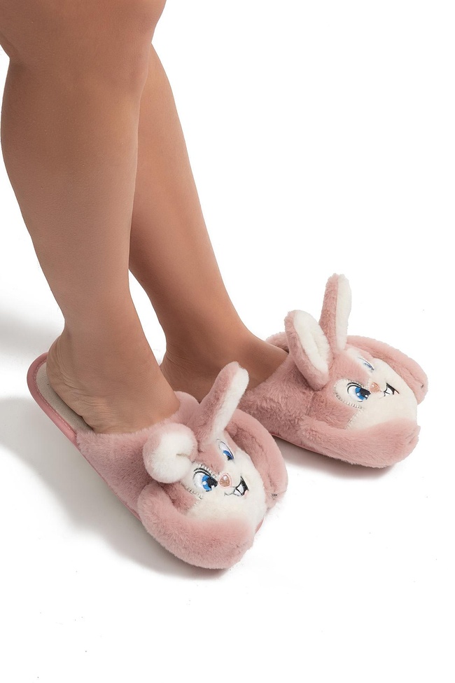  Bany Kadın Hayvanlı Ev Terliği Pembe 37/41