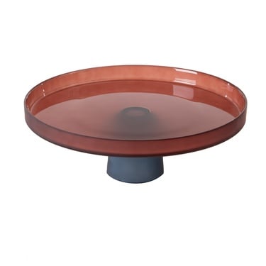  COLORS AYAKLI CAM SUNUM 28CM -KIRMIZI