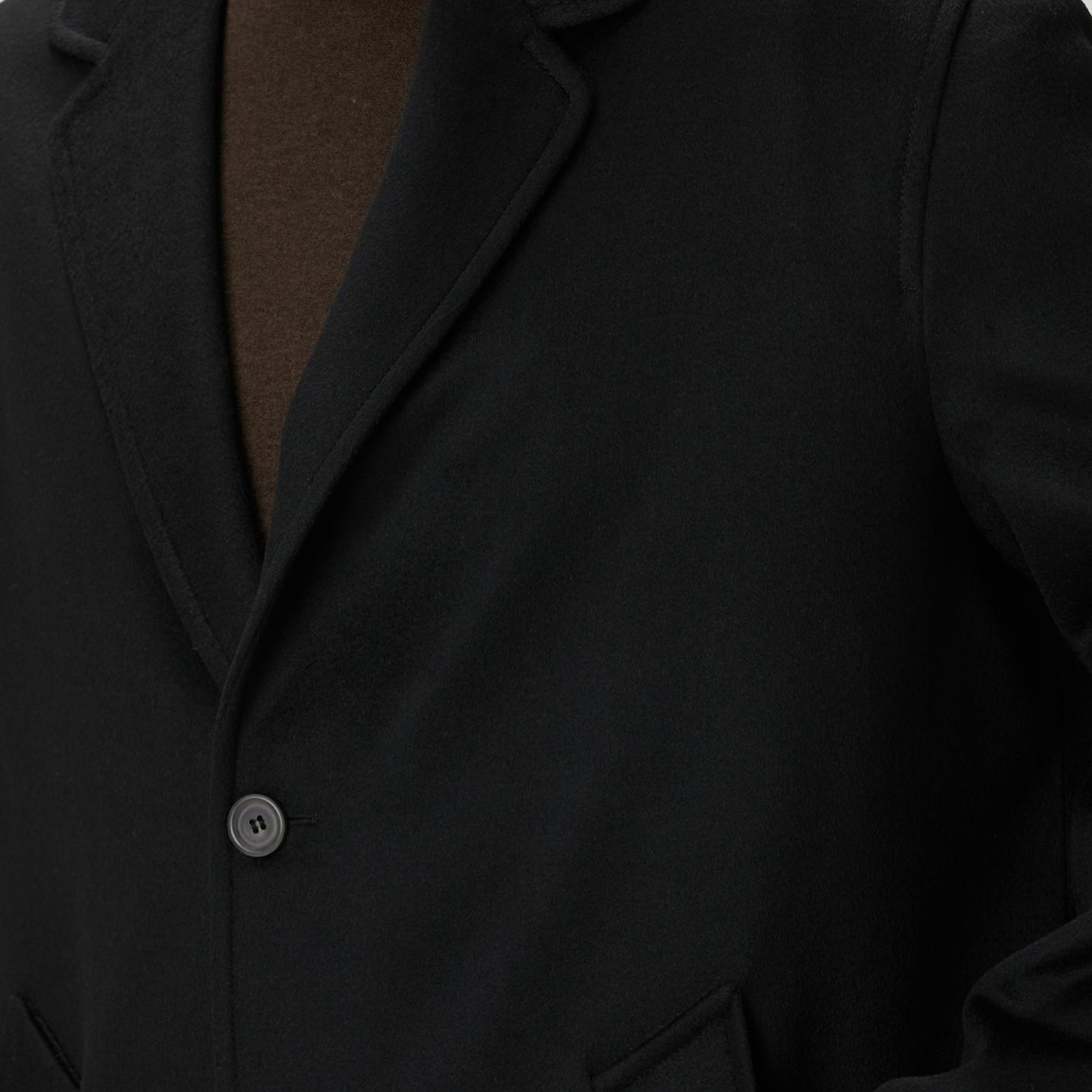 Network Erkek Limited Siyah Yün Palto