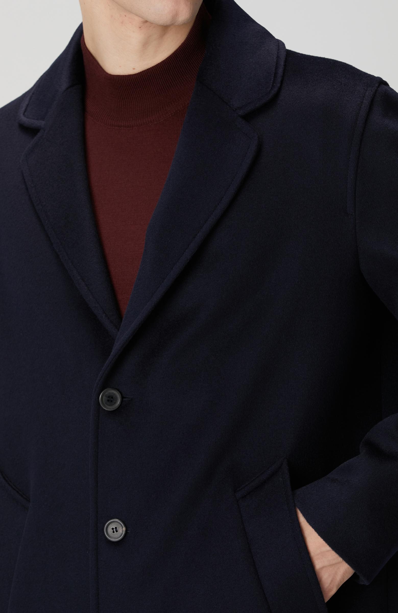  Network Erkek Limited Lacivert Yün Palto