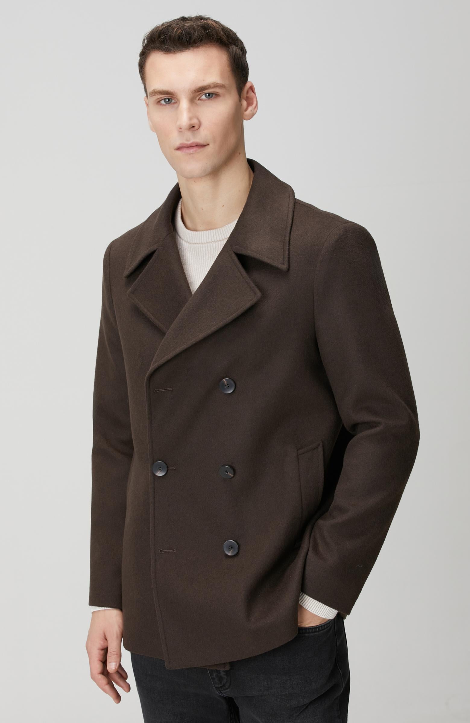  Network Erkek Kahverengi Kruvaze Gemici Kaban