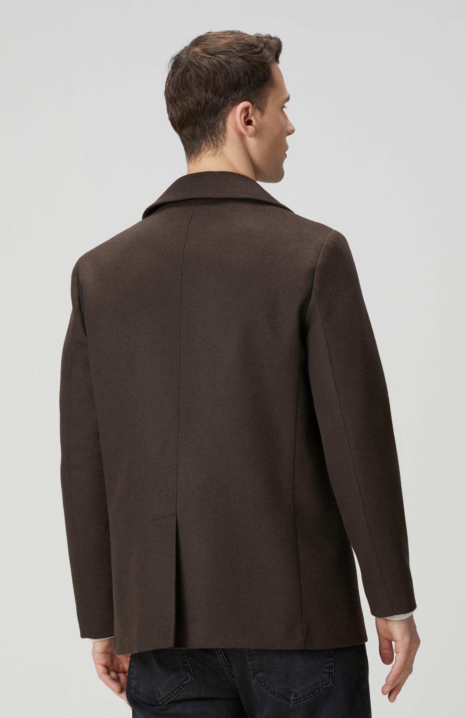  Network Erkek Kahverengi Kruvaze Gemici Kaban