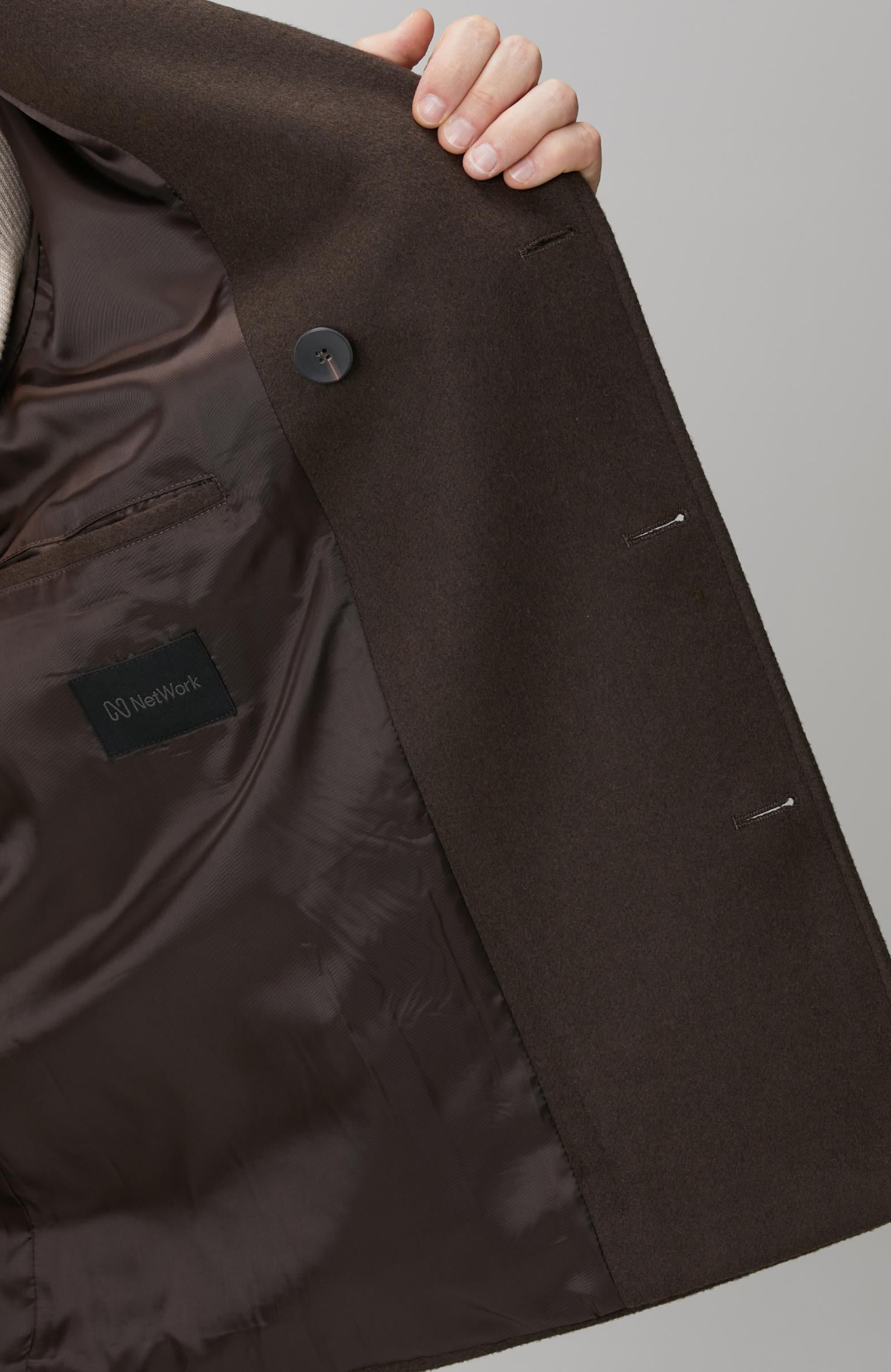  Network Erkek Kahverengi Kruvaze Gemici Kaban