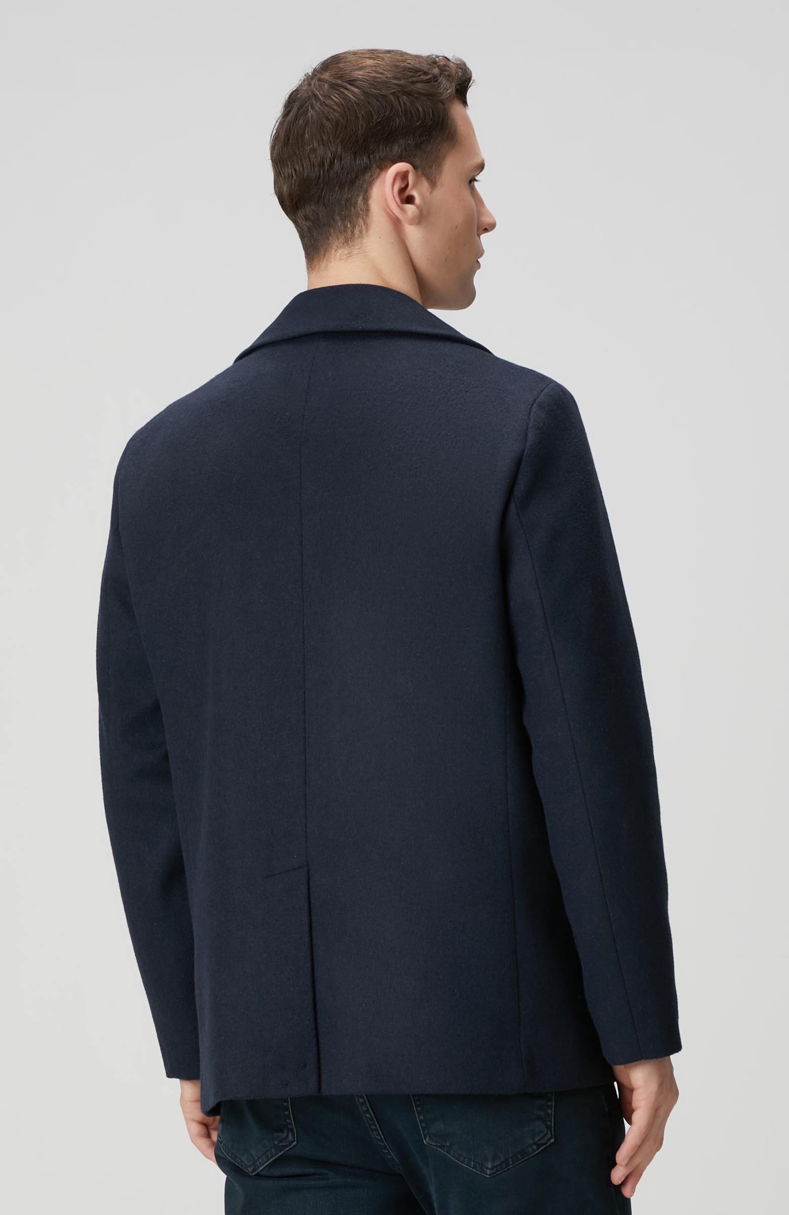 Network Erkek Lacivert Kruvaze Gemici Kaban