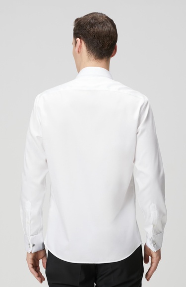  Network Erkek Non-Iron Beyaz Smokin Gömlek