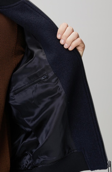  Network Erkek Lacivert Yün Mont