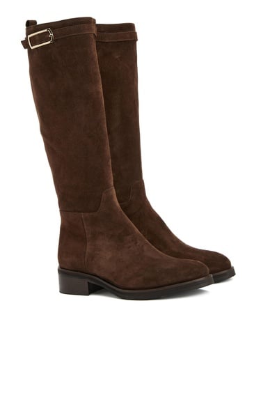  George Hogg Kadın Kahverengi Süet Deri Çizme