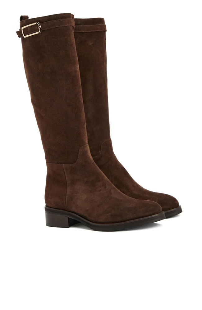  George Hogg Kadın Kahverengi Süet Deri Çizme