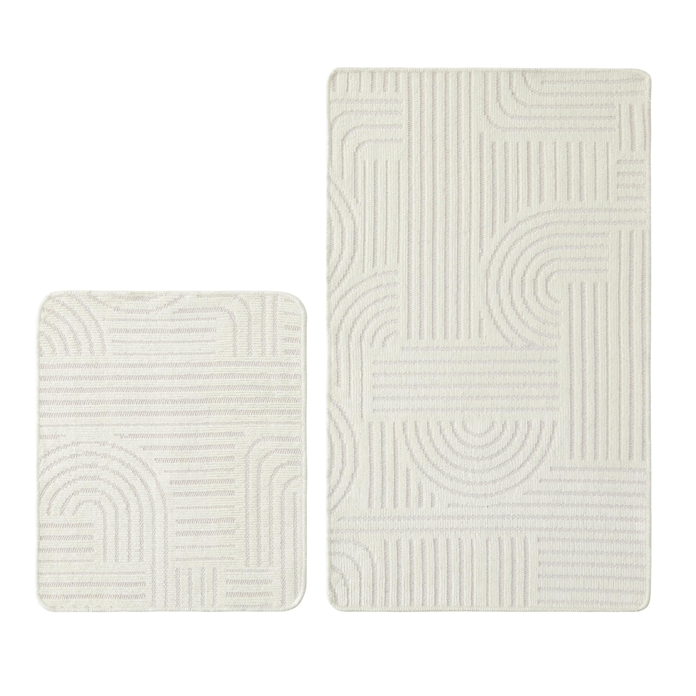  CLOUD 2'Lİ BANYO PASPAS SETİ KREM