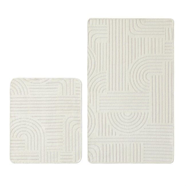  CLOUD 2'Lİ BANYO PASPAS SETİ KREM