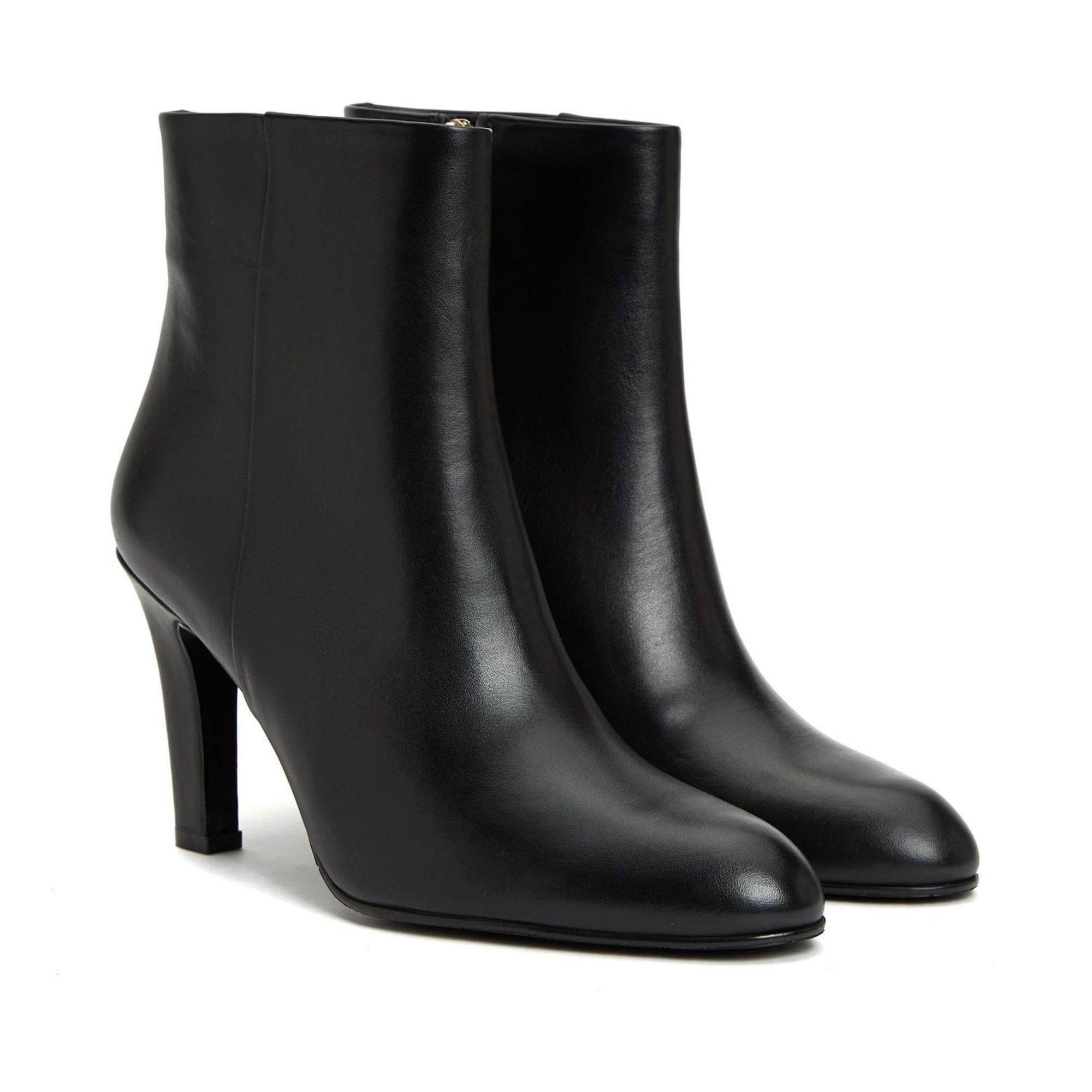 George Hogg Kadın Siyah Topuklu Deri Bot
