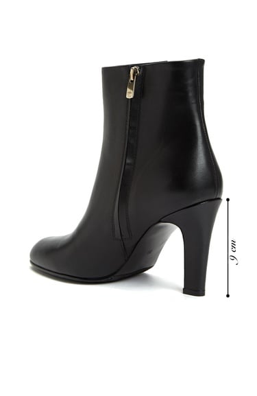  George Hogg Kadın Siyah Topuklu Deri Bot