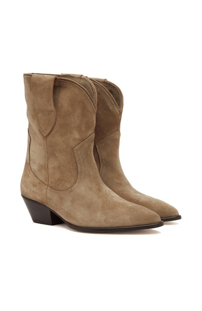  Divarese Kadın Kum Western Süet Deri Bot