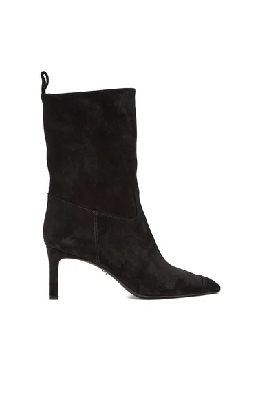  George Hogg Kadın Siyah Süet Deri Bot