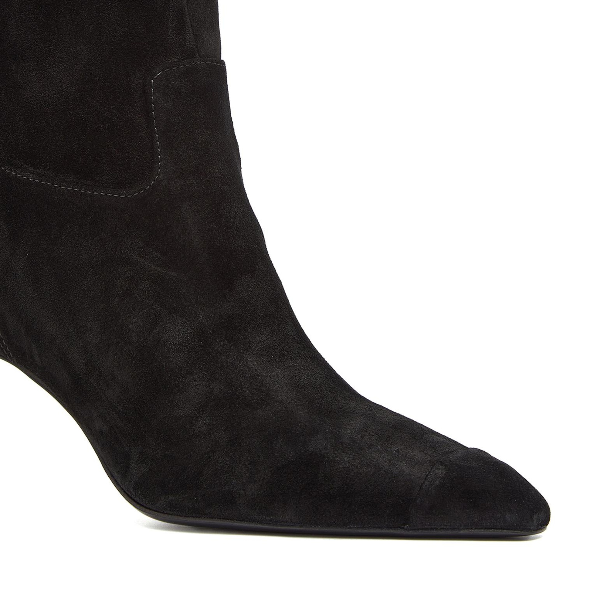 George Hogg Kadın Siyah Süet Deri Bot