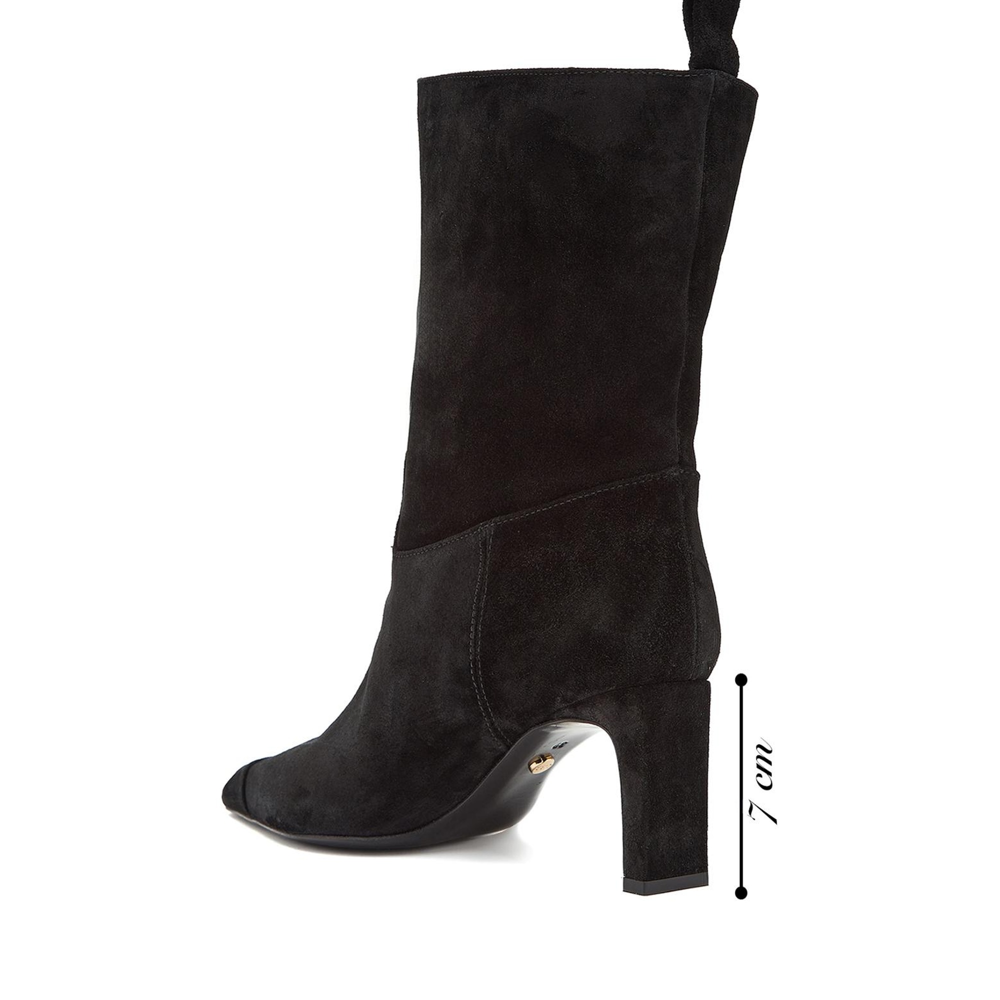 George Hogg Kadın Siyah Süet Deri Bot