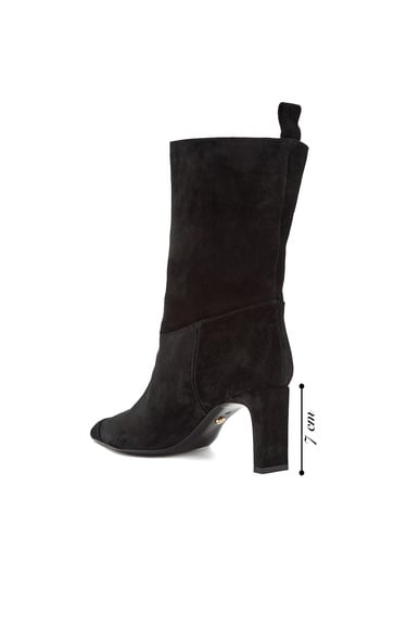  George Hogg Kadın Siyah Süet Deri Bot