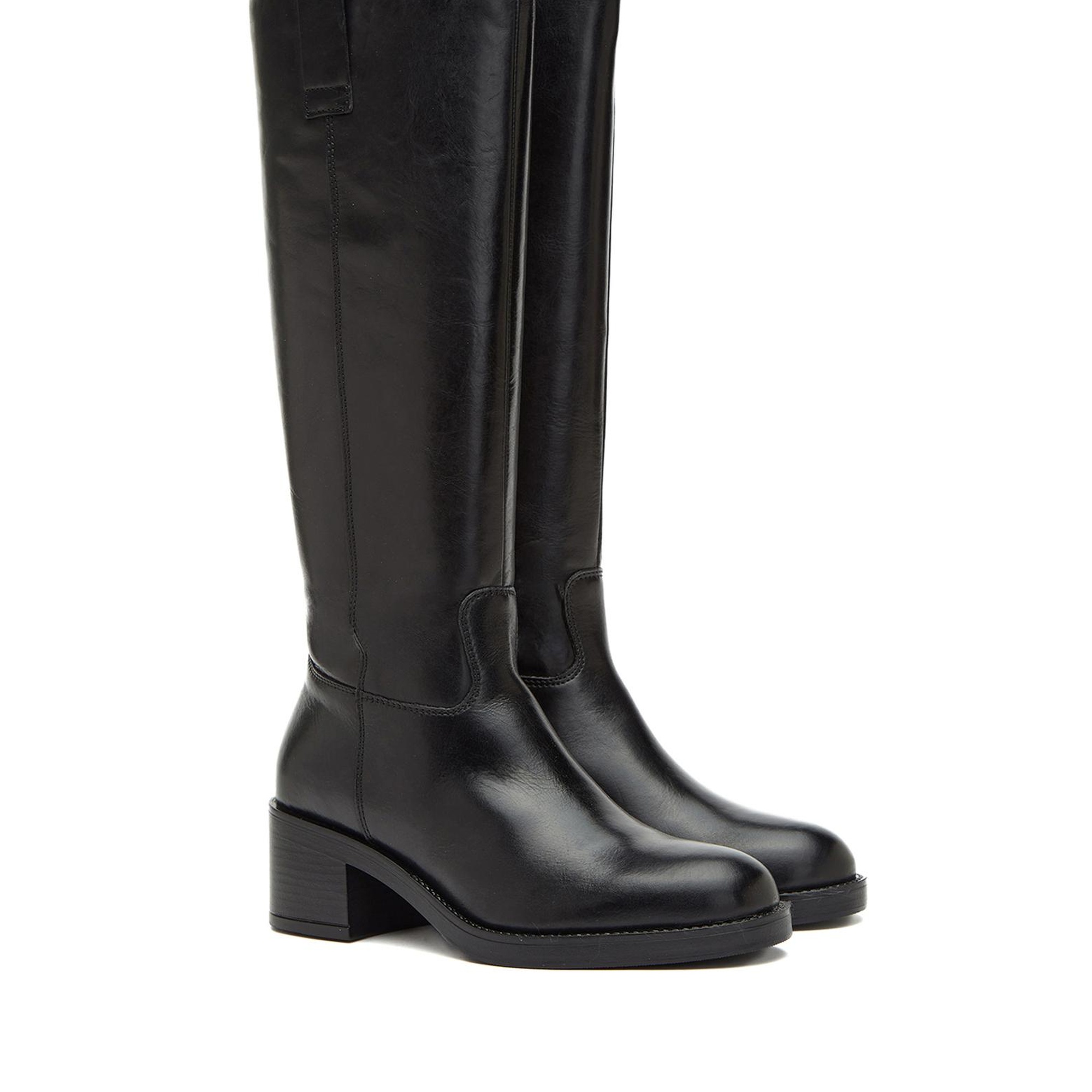 George Hogg Kadın Siyah Deri Çizme