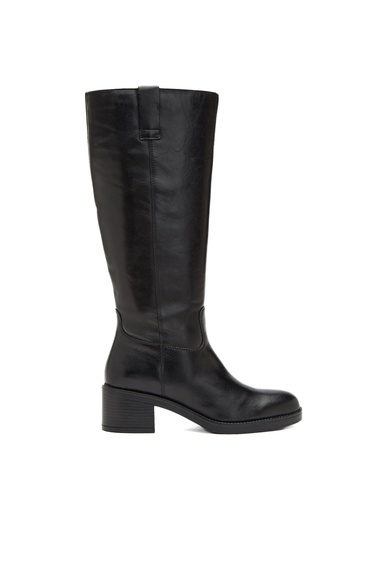 George Hogg Kadın Siyah Deri Çizme