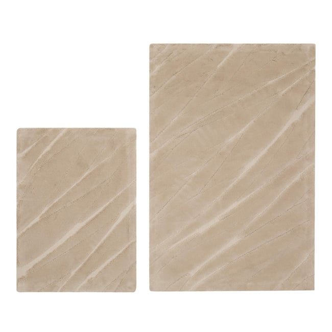  LUNA 2'Lİ BANYO PASPAS SETİ BEJ