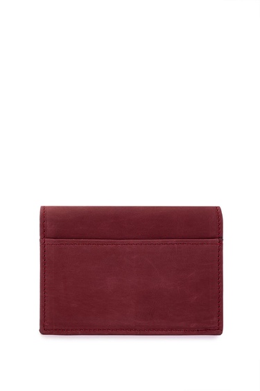  Tamer Tanca Erkek Hakiki Deri Bordo Kartlık