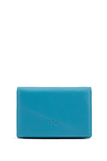  Tamer Tanca Erkek Hakiki Deri Mavi Kartlık