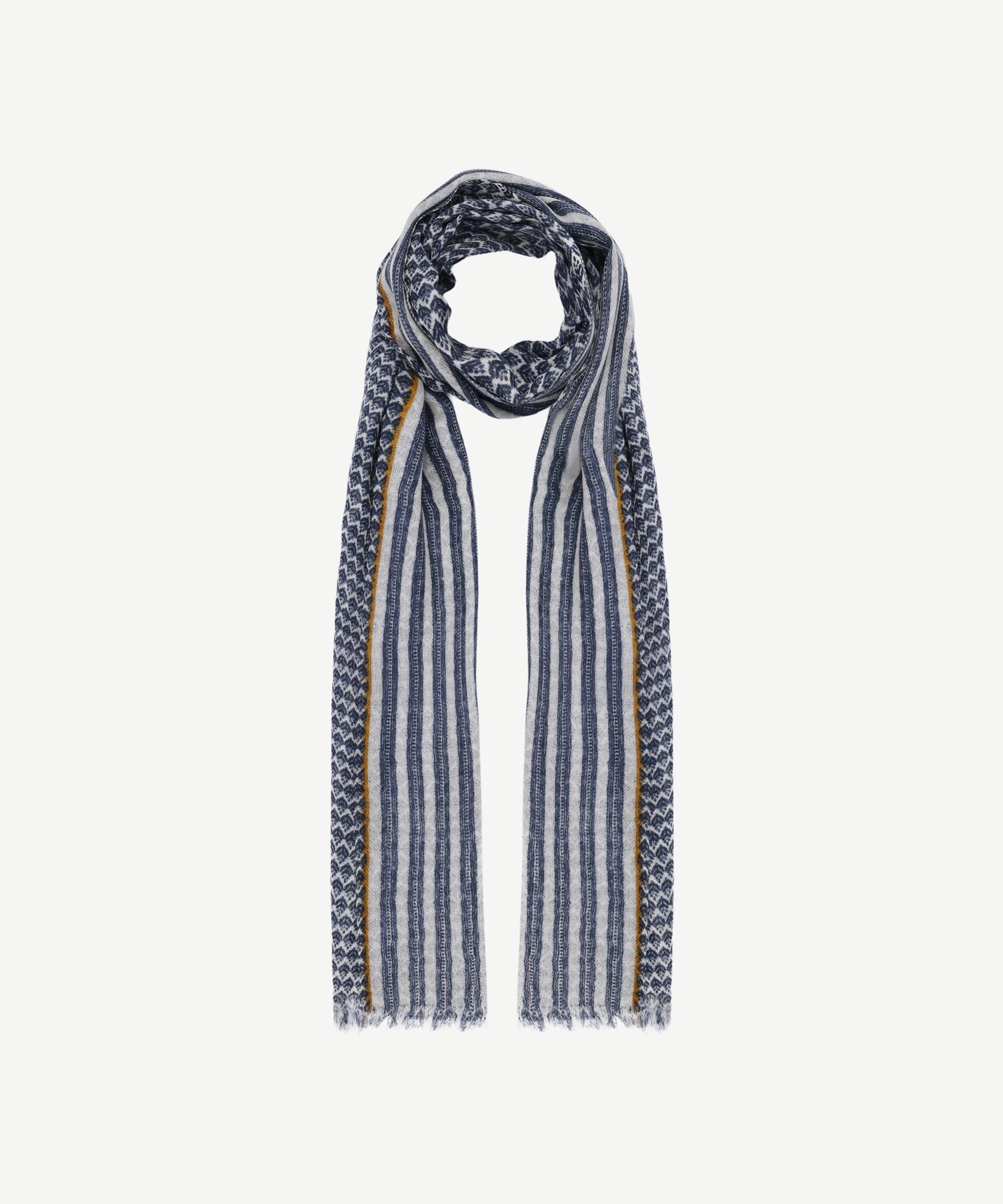  YARGICI Geometrik Desenli Yün Şal