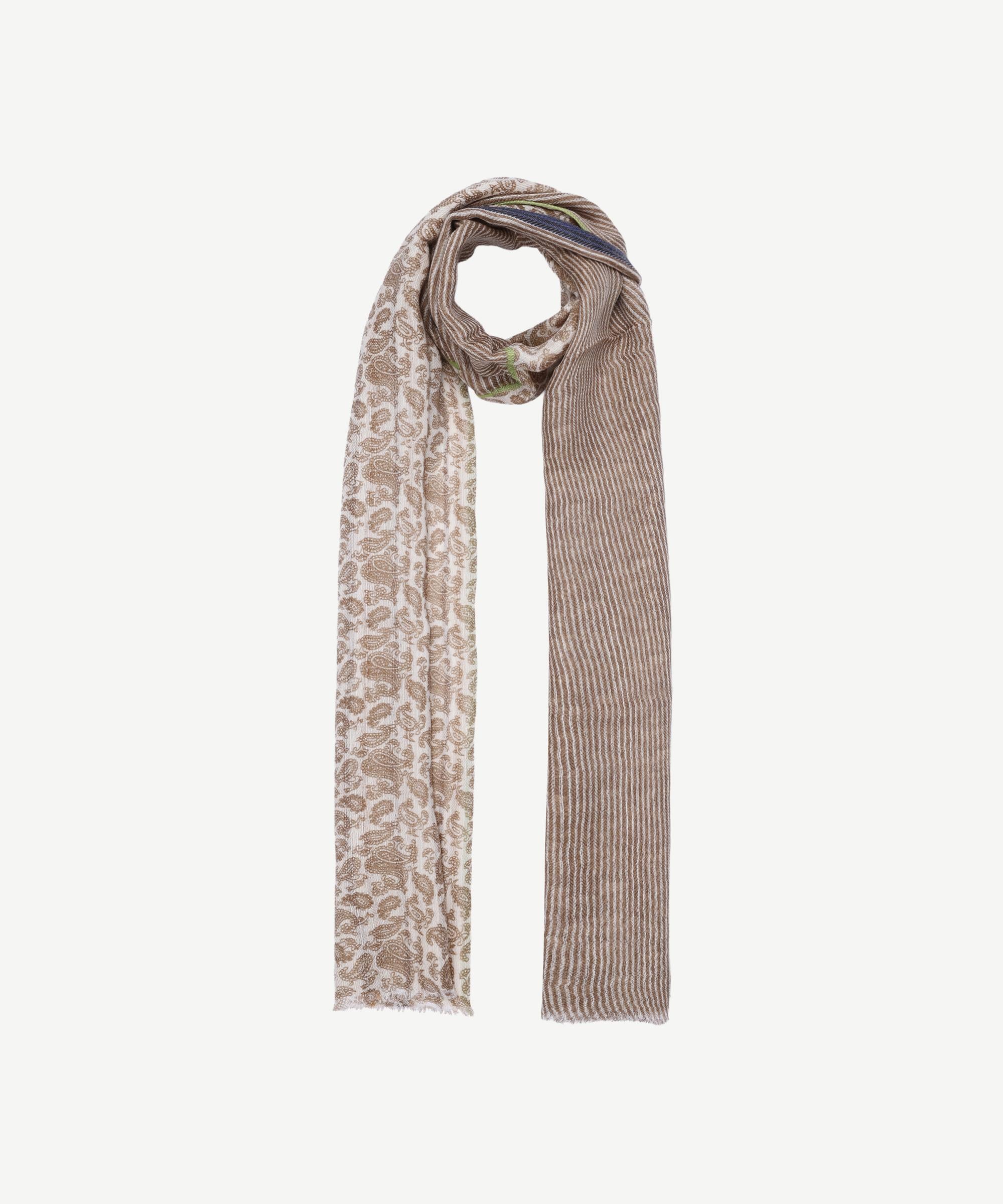  YARGICI Tensel Karışımlı Çizgili Şal