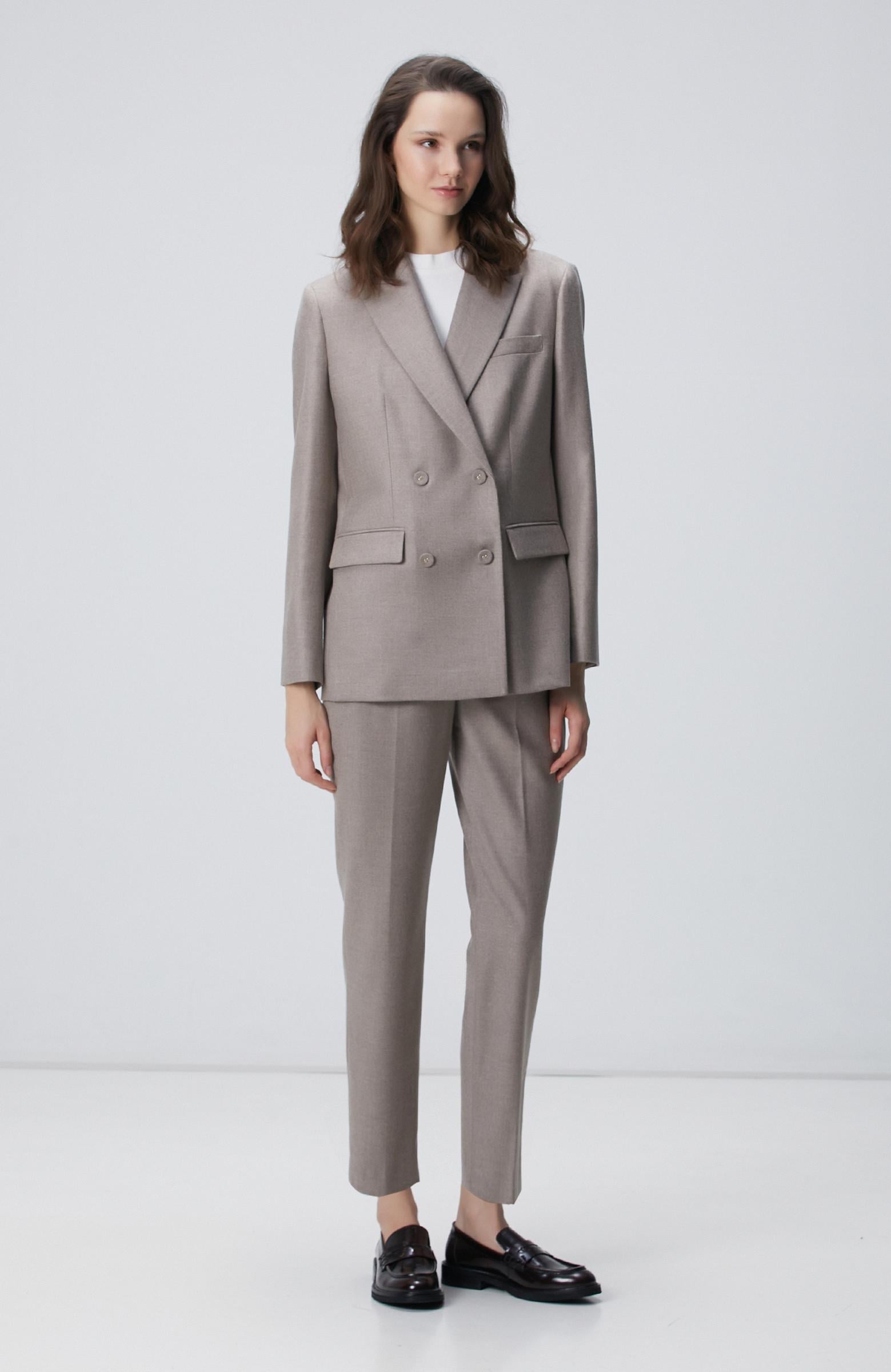 Network Kadın Limited Loro Piana Vizon Kaşmir Karışımlı Yün Ceket