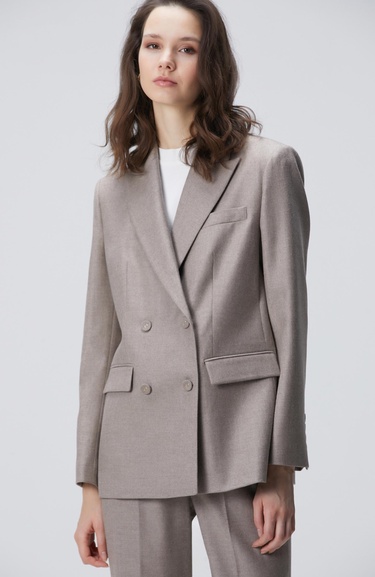  Network Kadın Limited Loro Piana Vizon Kaşmir Karışımlı Yün Ceket