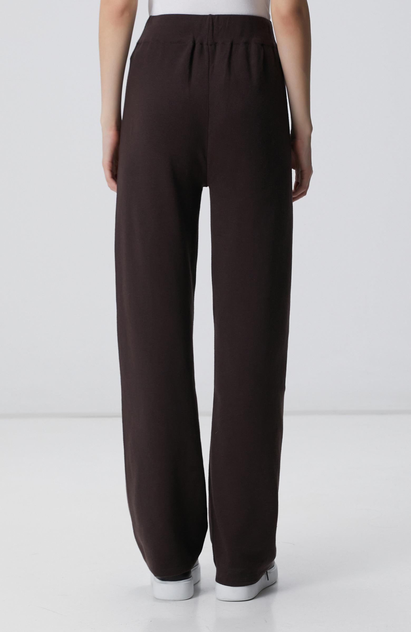 Network Kadın Acı Kahve Triko Eşofman Altı