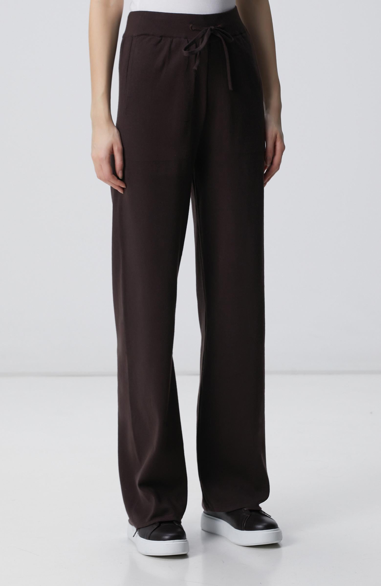 Network Kadın Acı Kahve Triko Eşofman Altı