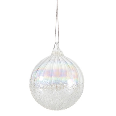  BUBBLE PEARL AĞAÇ SÜSÜ 8 CM