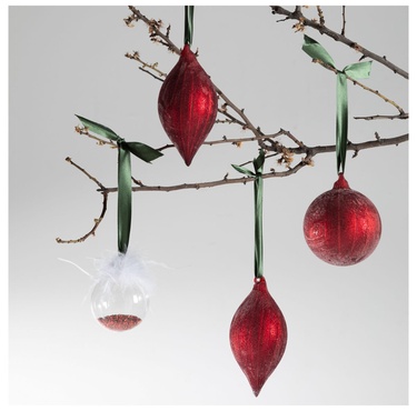  WHITE FLUFFY AĞAÇ SÜSÜ 8 CM