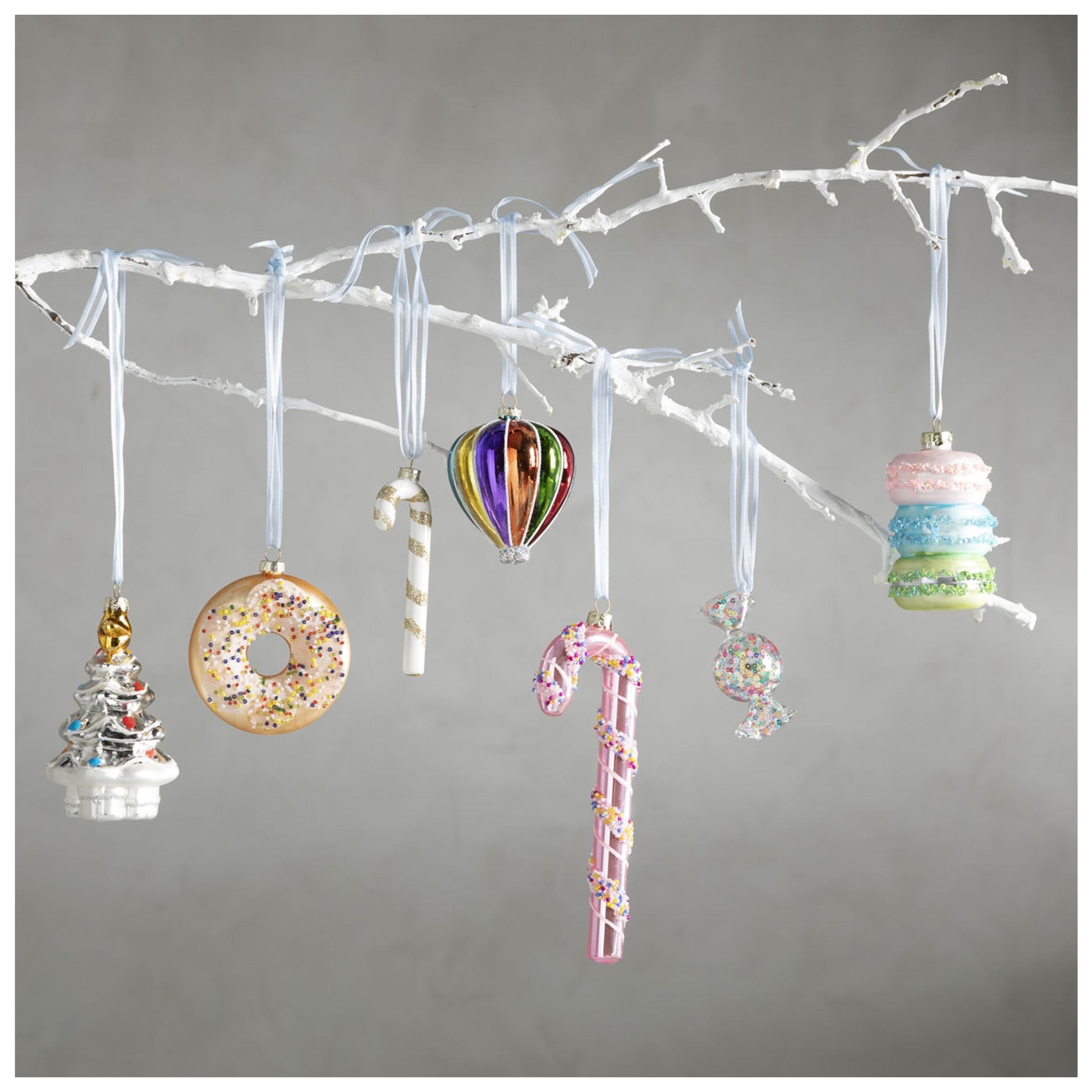 CANDY CANE AĞAÇ SÜSÜ BEYAZ 12 CM