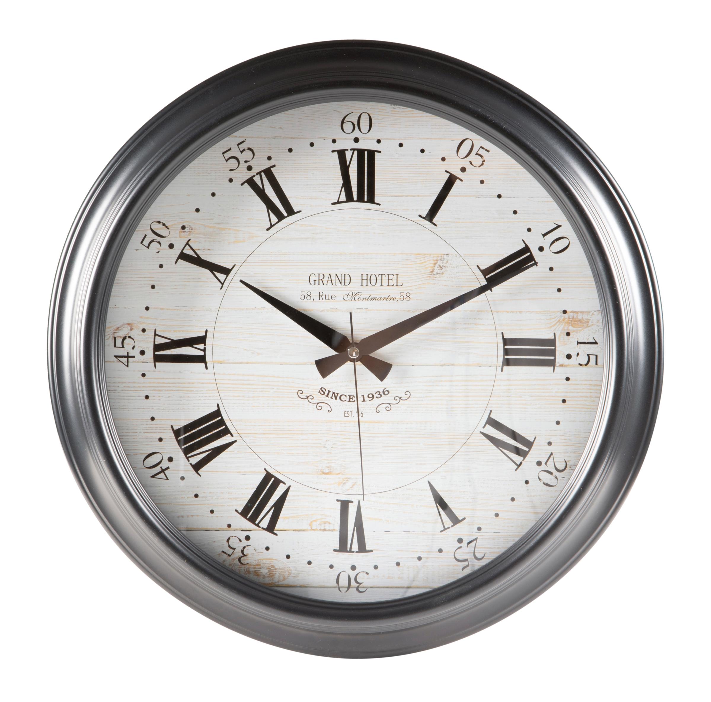  GRAND HOTEL DUVAR SAATİ SİYAH 46CM