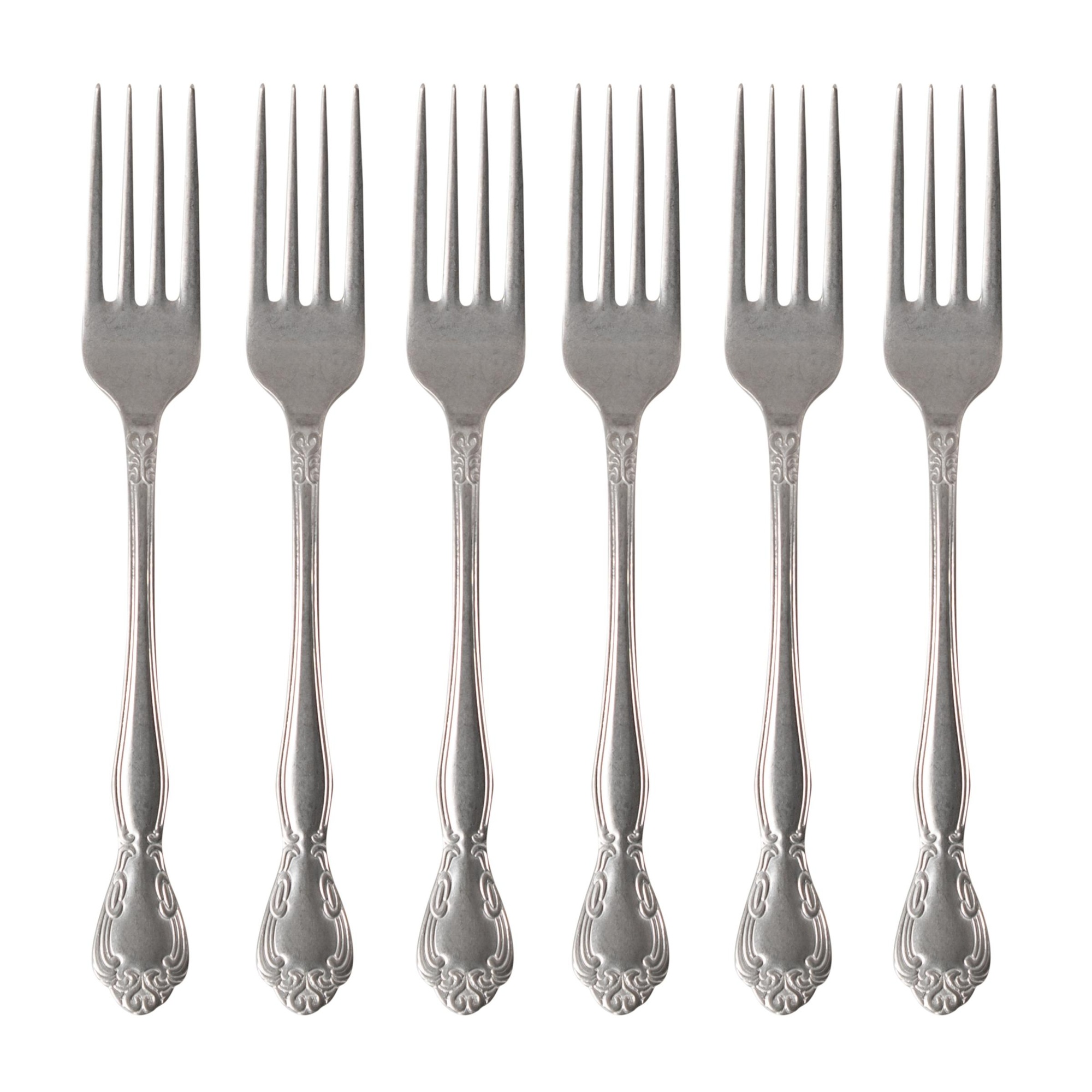 LIVIANA ESKİTME  TATLI ÇATALI 6 LI SET