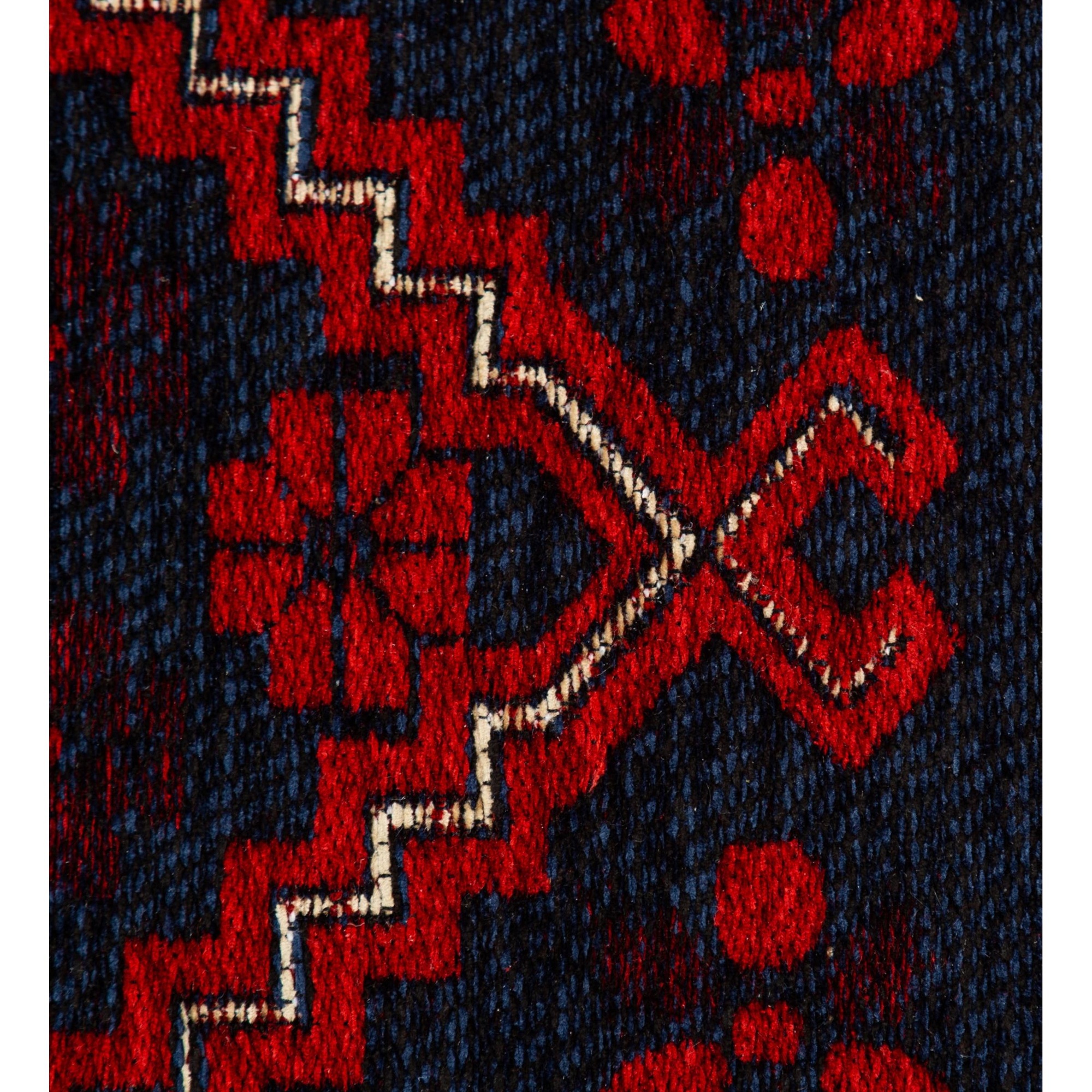 JINA HALI KIRMIZI LACİVERT 160X230