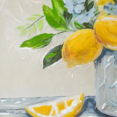  ZITRONE YAĞLI BOYA TABLO 60X90 CM