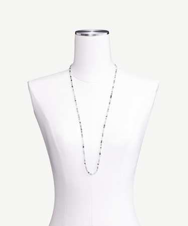  YARGICI Kapama Detaylı Uzun Doğal Taş Kolye