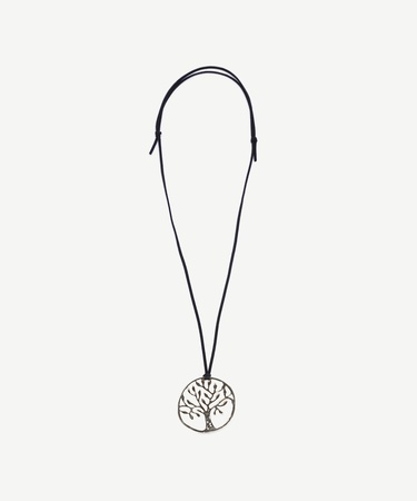  YARGICI Ağaç Figürlü Uzun Kolye