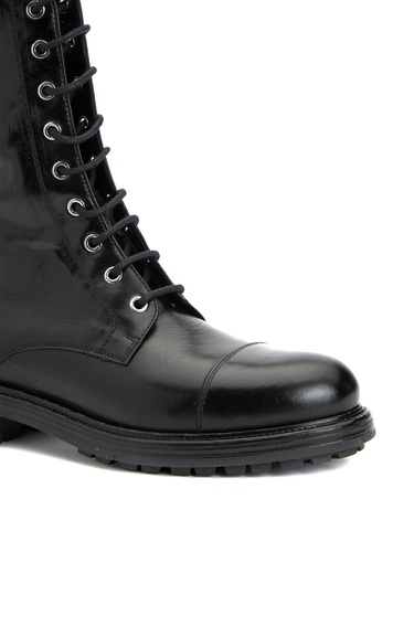  Network Kadın Siyah Deri Bot