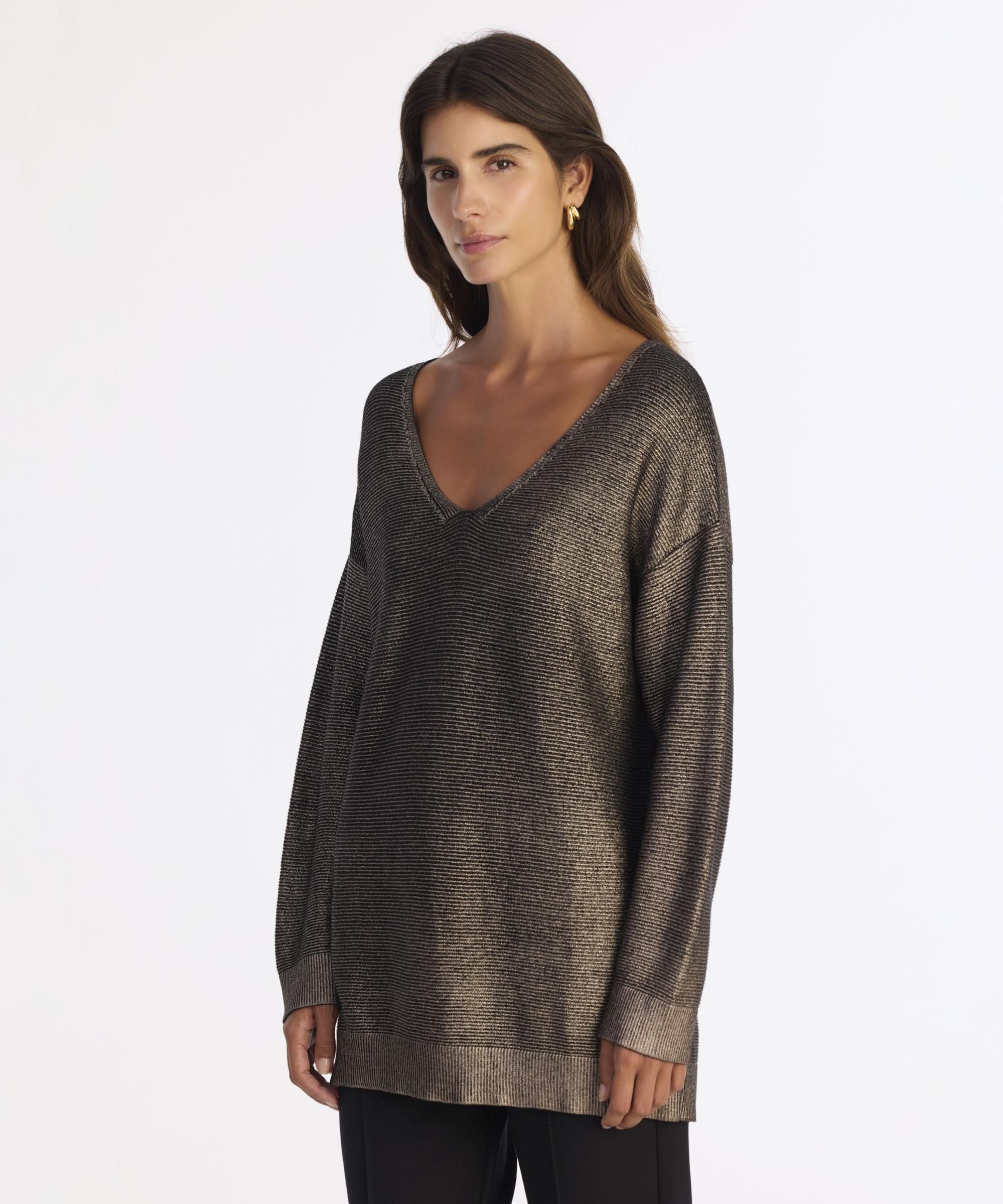 YARGICI Regular V Yaka Uzun Kol Kazak