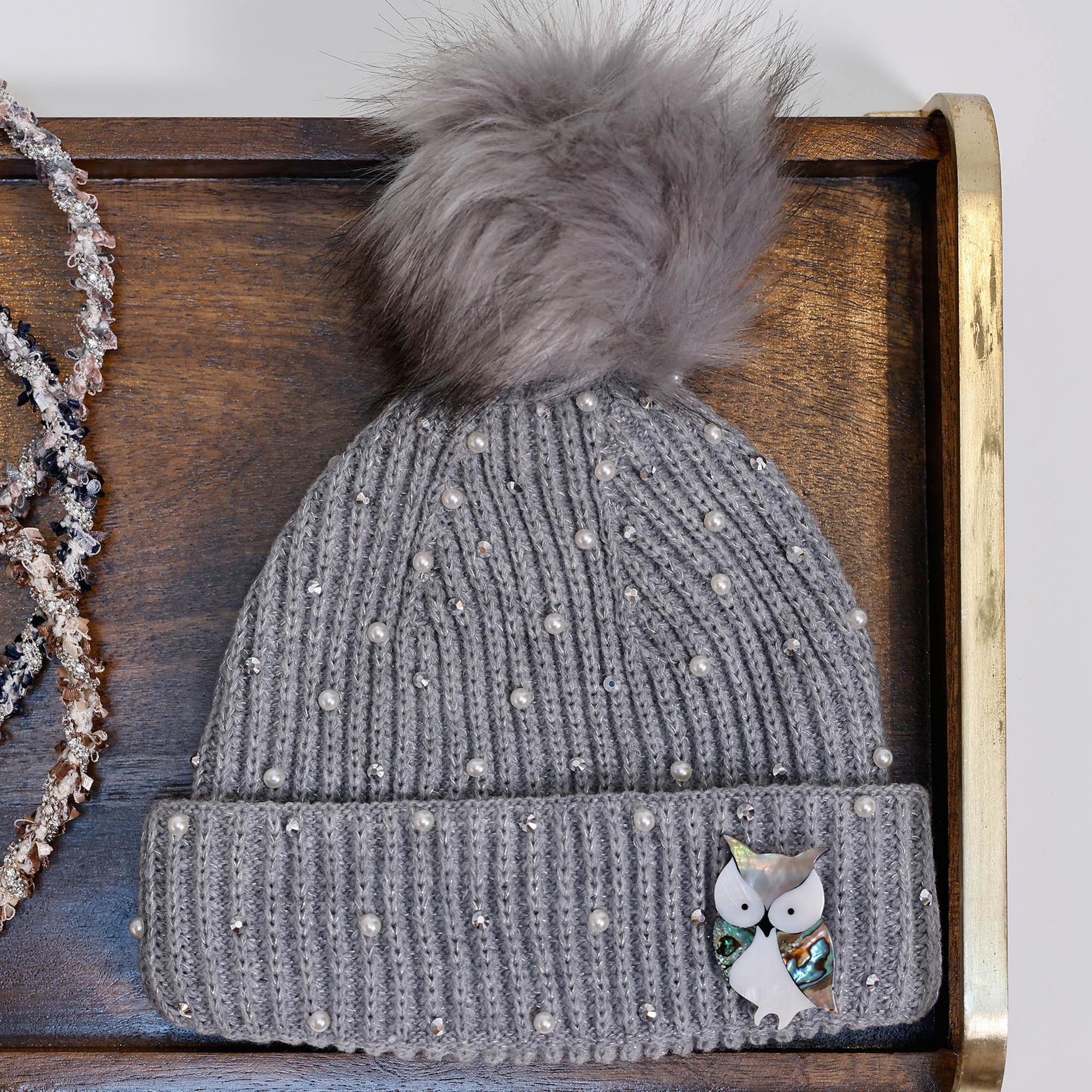 YARGICI Simli İnci Detaylı Bere