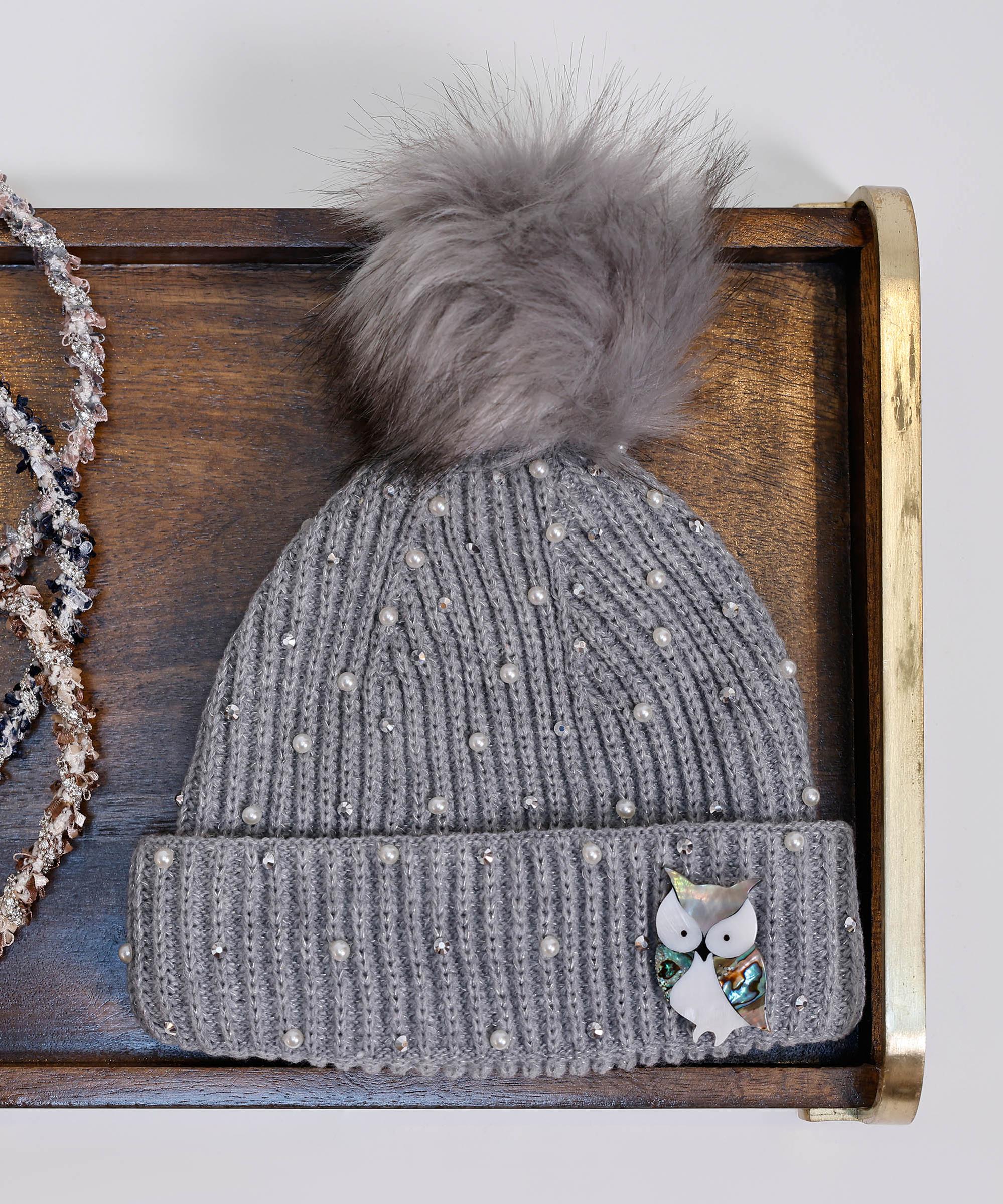  YARGICI Simli İnci Detaylı Bere